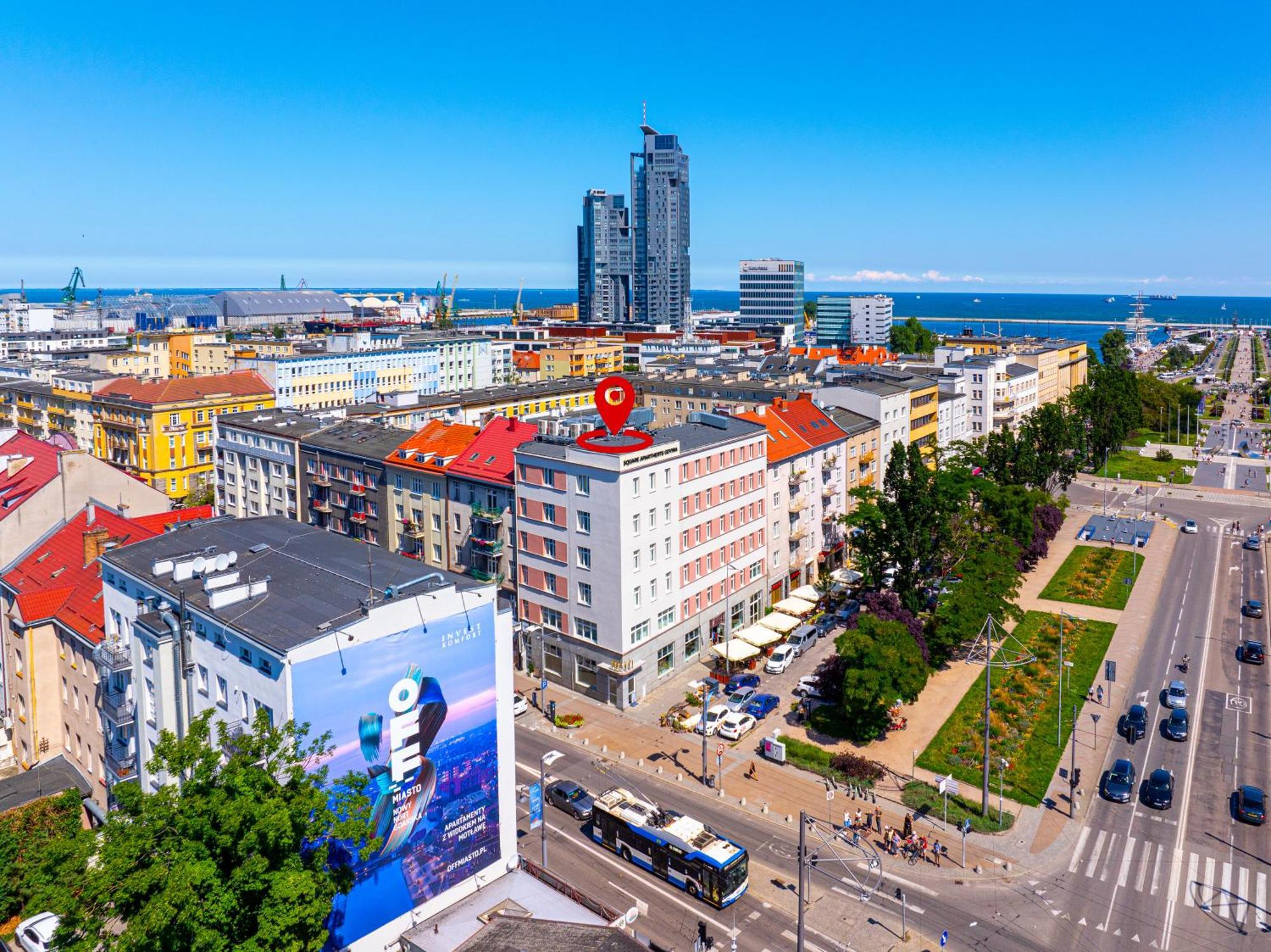 Square Apartments Gdynia Exteriör bild